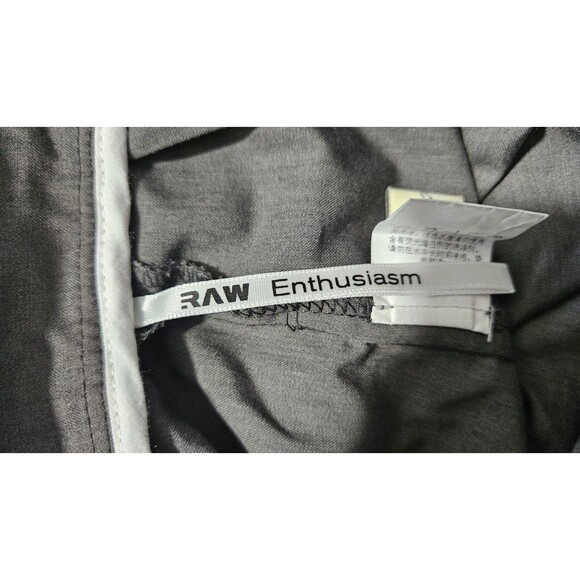 RAW Enthusiasm Women’s Pants Small Gray Wide Leg High Waist Trousers - Picture 6 of 9